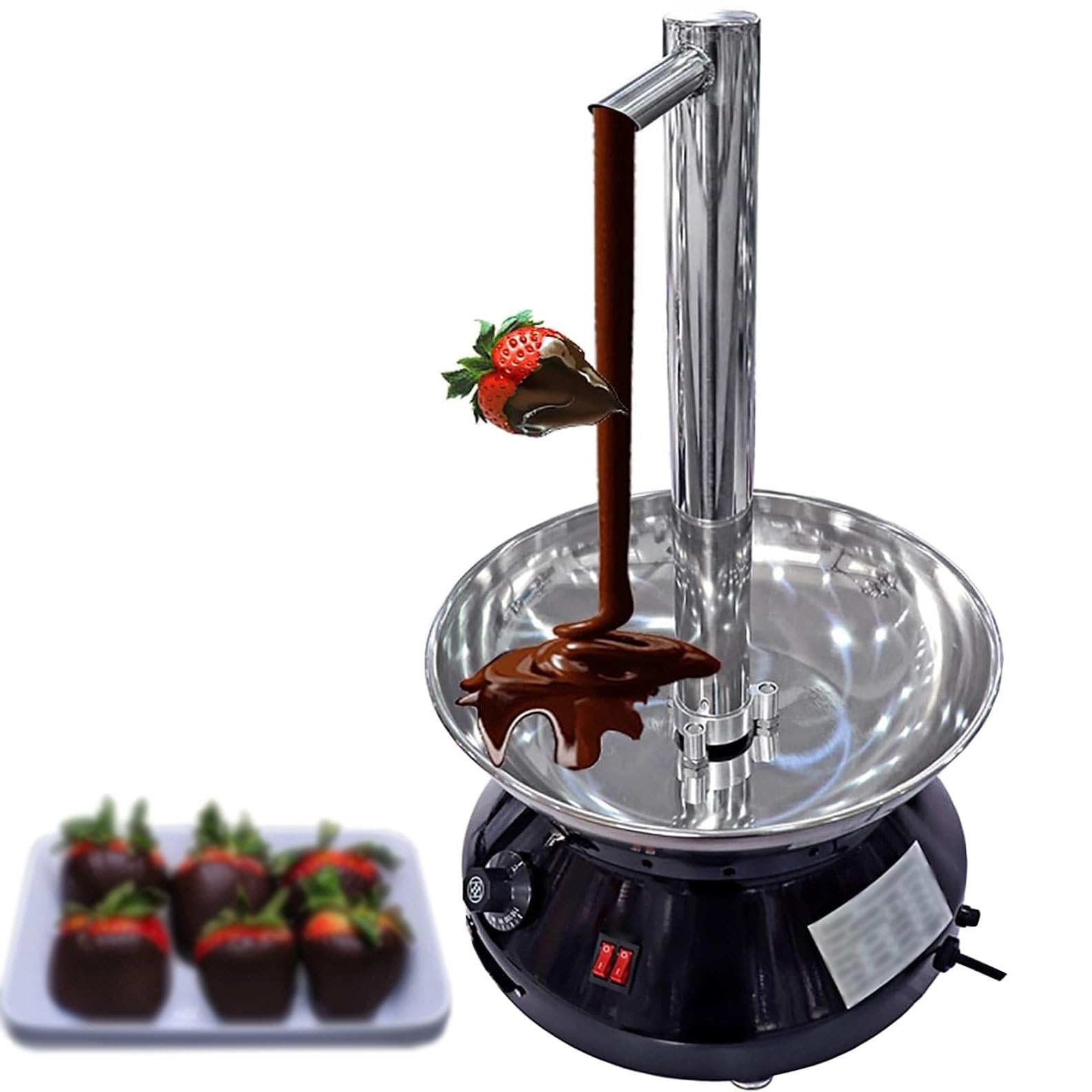 Machine à fondre le chocolat commerciale avec robinet, chauffage électrique pour un contrôle précis de la température, facile à nettoyer, pour faire fondre du chocolat, du beurre, du fromage et plus