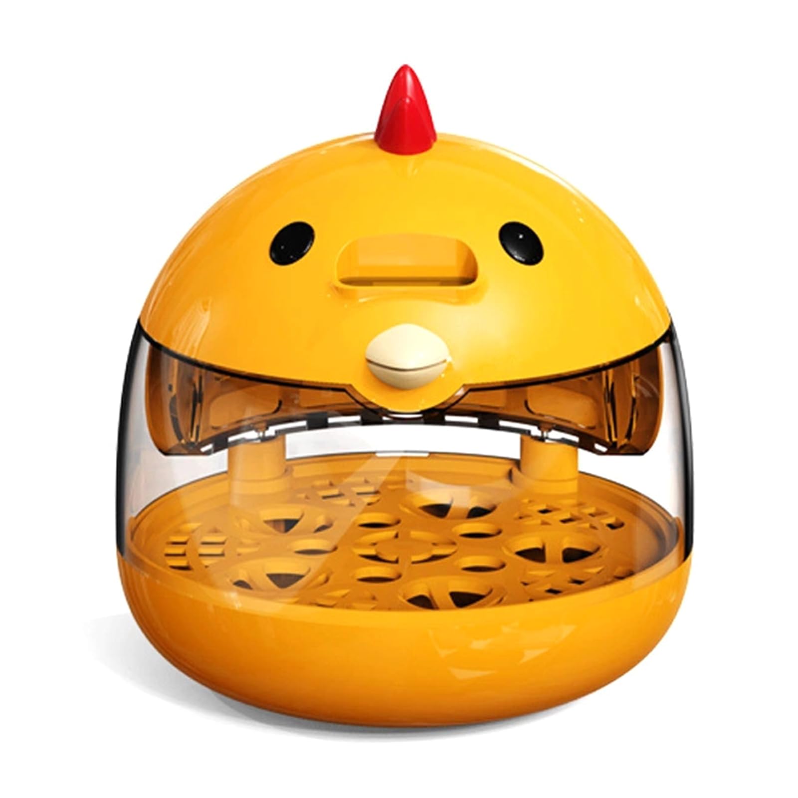 Couveuse automatique pour 5 œufs de caille avec retournement intelligent et couvercle transparent