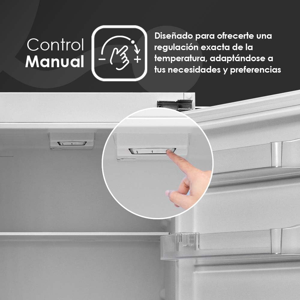 Aspes Frigorífico Combi 2 Puertas Blanco ACI1775500E. Capacidad 251 Litros, No Frost, Multi AirFlow, Puerta Reversible, Bajo Nivel Sonoro, Eficiencia Energética Clase E
