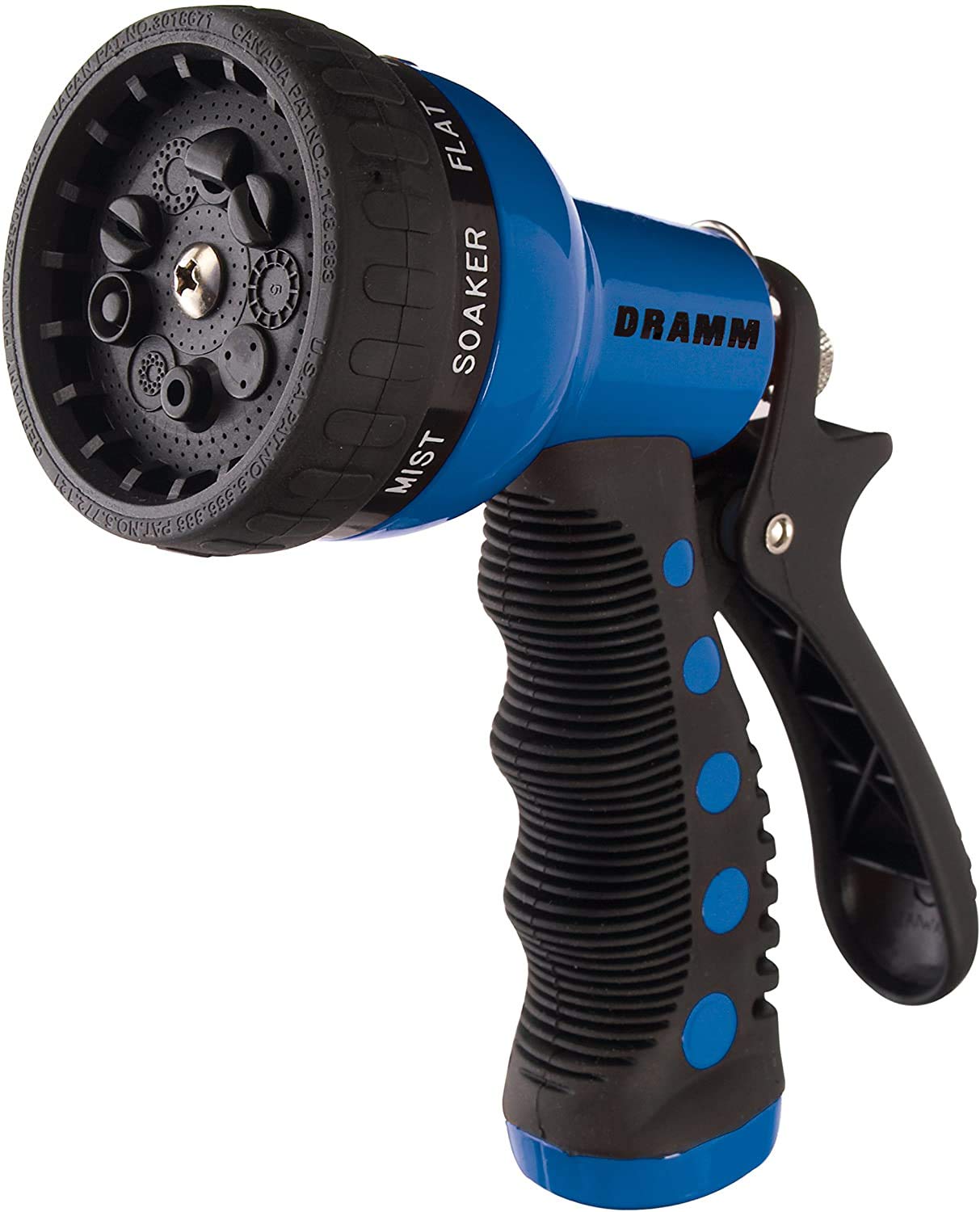 Dramm 12705 9-wzorkowa dysza natryskowa, niebieska