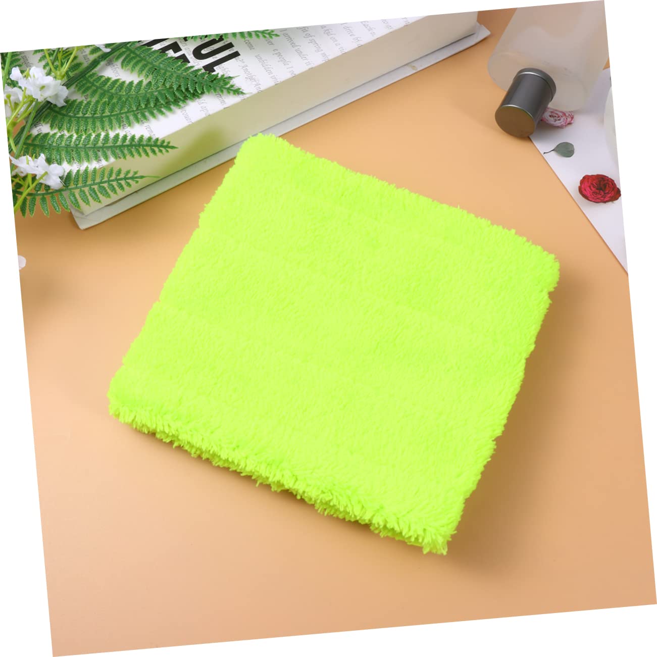 COLLBATH 2pcs Mop Cap Mop Pad Heads Reusable Buckets Flat Cleaning Mop for Floor Pro Alda Absorbent Hardwood Flooring Cleaning Mops Cleaner Hardwood Floor Mat Refill Sweeper Dust Green