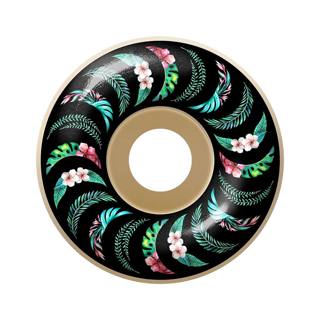 Roue de Skateboard Classic, 52mm, Tourbillon Floral, Jeu de 4