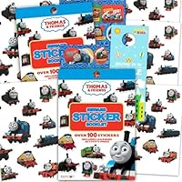 Thomas and Friends Reward Stickers for Kids - Bundle with 2 Thomas The Train Books with 200 Stickers Featuring Emily, Sir Topham, More | Thomas The Train Reward for Boys, Girls