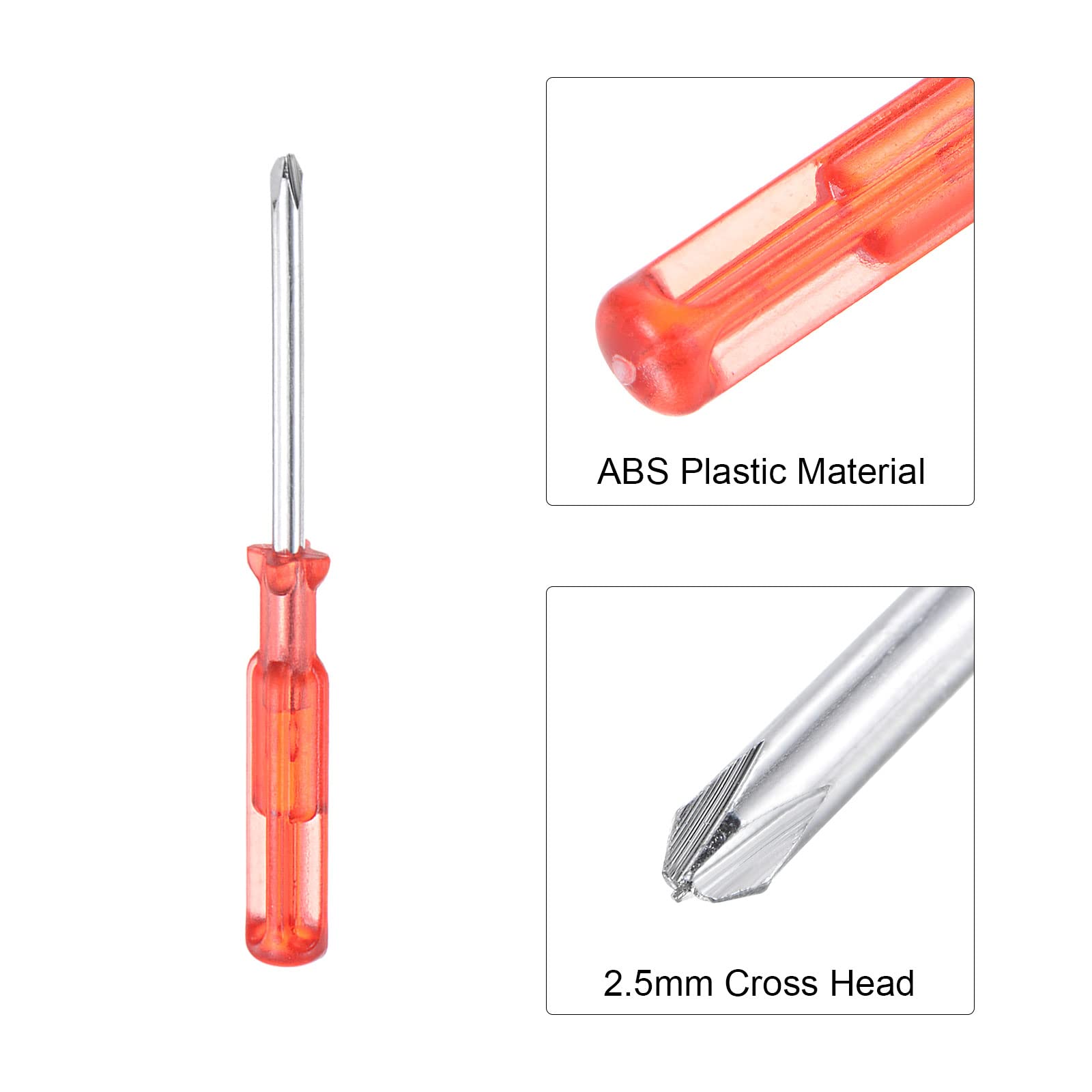 20 Stück PH3 Kreuzschlitz Bits 8mm Kopf, 38mm Lang, Magnetisch - Für Schraubendreher