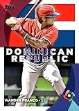 2023 TOPPS WORLD BASEBALL CLASSIC STARS #WBC-25 WANDER FRANCO DOMINICAN REPUBLIC BASEBALL OFFICIAL TRADING CARD OF MLB