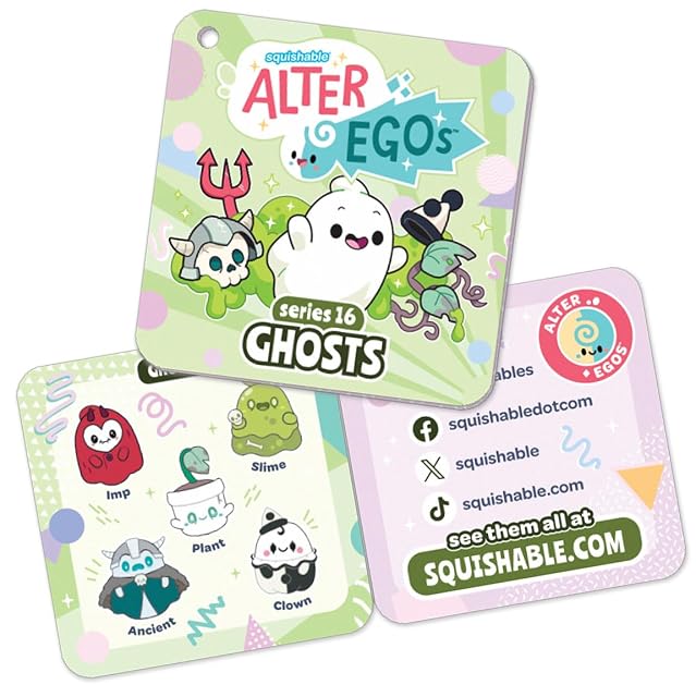 Foto 4 de 5 de Squishable - Fantasma Planta Alter Egos Series 16 - Alter Egos Collection - 19 cm - Peluche Suave de colección