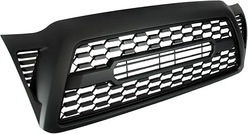 Miniatura 10 de Parrilla delantera del coche, parachoques automotriz de repuesto de malla brillante negro para Tacoma 2012201320142015