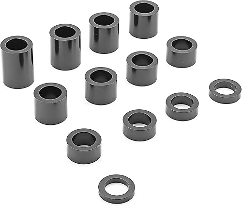 Miniatura 1 de Mofun ID Separador de rueda de 1 pulgada OD 15 pulgadas 13 piezas eje de 1 pulgada compatible con motocicletas Harley bobinas y picadoras