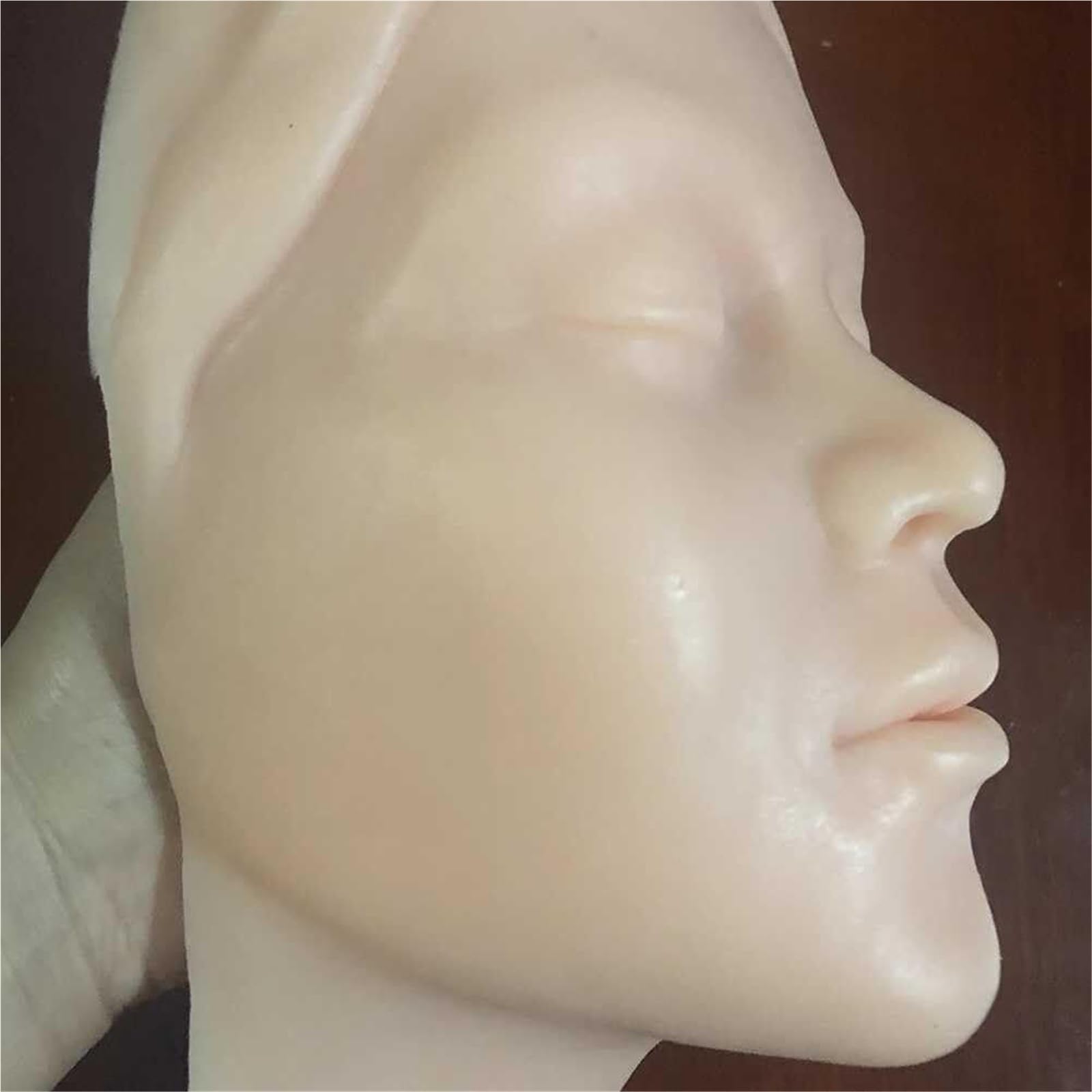 Mannequin d'entraînement à l'injection, tête humaine en silicone pour la pratique de la suture avec tissu osseux simulé et expérience d'opération réaliste