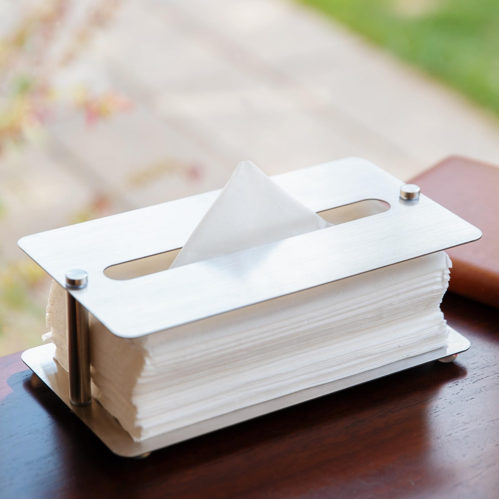 Tissue Holder Decorative Tissue Box Holder - Rectangle Tissue Box Cover, Napkin Holder Stainless Steel Bathroom Accessories for Living Room, Office, Home Decor with 2-Sided Design?