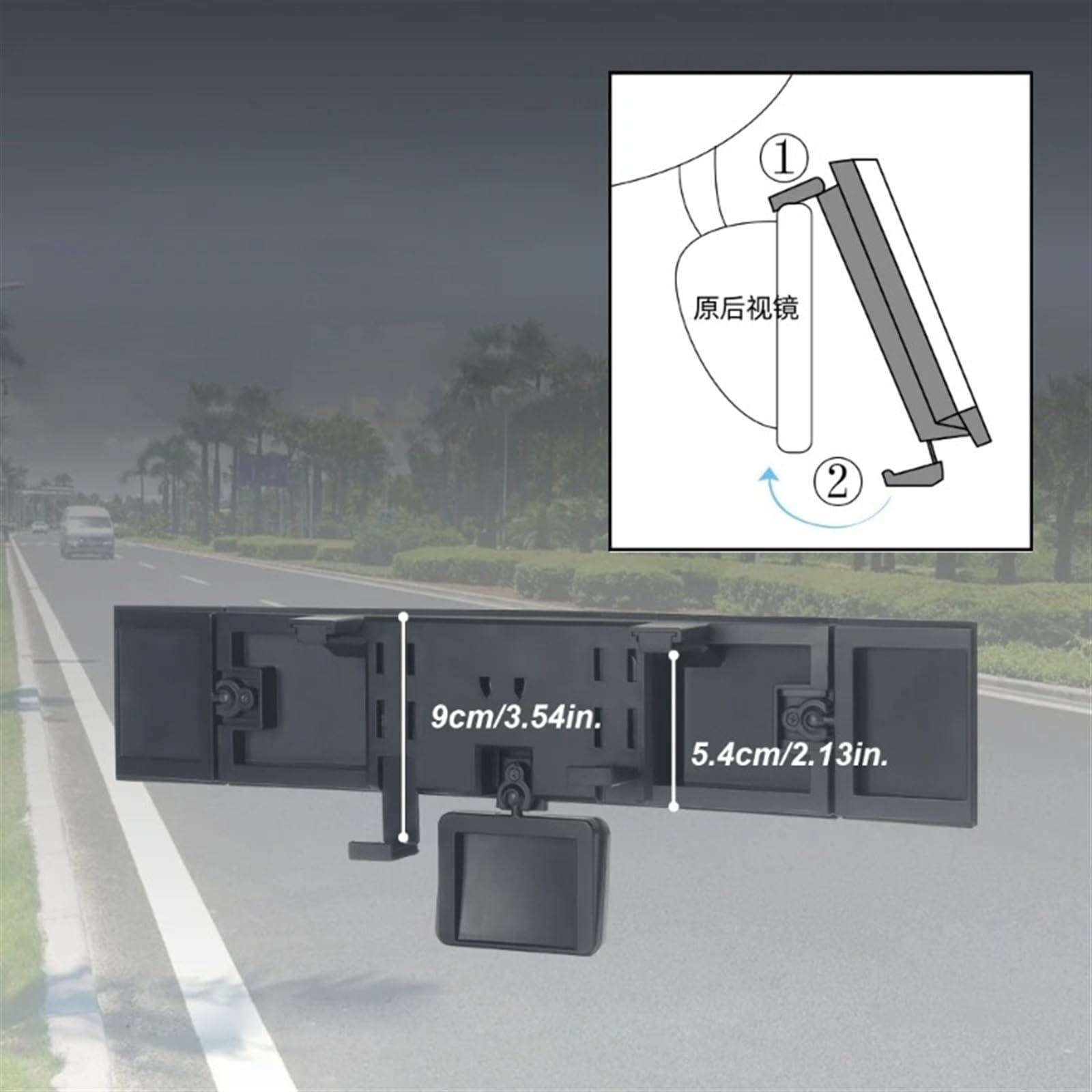Miroir Intérieur De Voiture Verre De Sécurité Réglable pour Montre De Bébé Verre De Rétroviseur De Voiture pour La Surveillance des Bébés Rétroviseur Intérieur