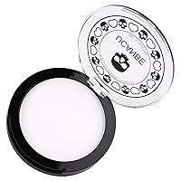 Vista 7 de UCANBE White Pressed Setting Powder for Special Effects & Halloween Makeup, Translucent Matte Finishing Powder, Baking White Face Powder for Long