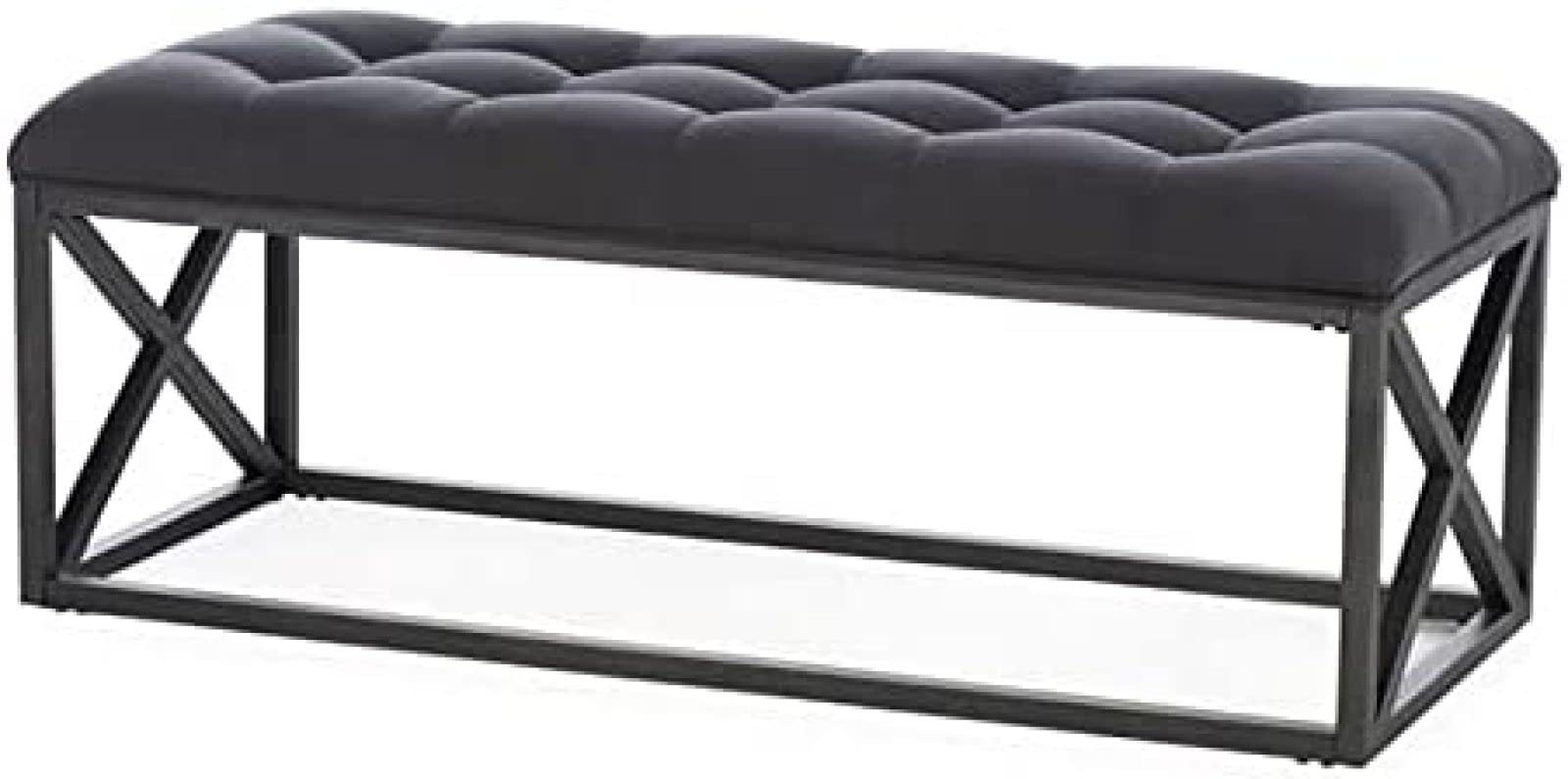 Banc de salle à manger blanc ivoire moderne 100 cm pour intérieur