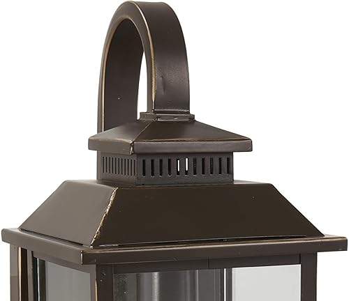 Miniatura 3 de Minka Lavery Lámpara de pared exterior 72591-143C Miner's Loft - Farol de pared exterior, 1 luz de 100 vatios, bronce aceitado