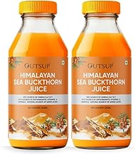 Himalayan Sea Buckthorn Pulp Juice Concentrate 300ml | Cold-Pressed | No Added Sugar & No Extracts | Natural Vitamin C, Omega 3 6 7 9, Antioxidants | Immunity, Skin Glow & Gut Health Support - Pack of 2