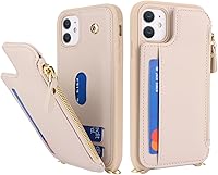 Vista 44 de Cavor for iPhone 11 Wallet Case with Card Slots Holder,Premium PU Leather Kickstand Feature Case [Wrist Strap] Double Magnetic Clasp Shockproof Flip