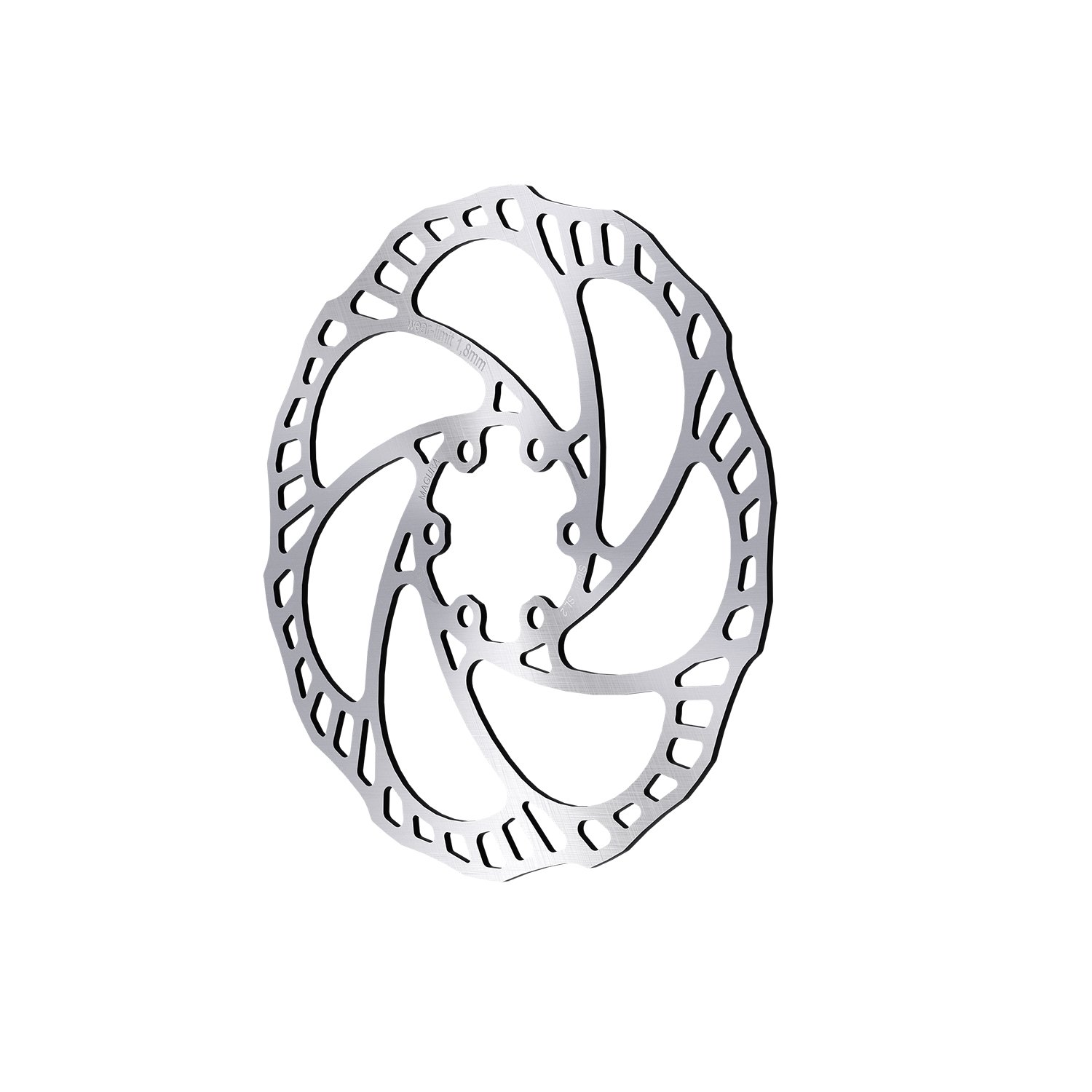 Magura Storm Rotor Specs Disco Freno 203mm MTB Disco Freno Bicicletta Magura Storm HC - 203mm, 6 Fori, Argento, Per MTB E E-Bike Ricambi Bici Magura Storm Hc Rotors - Foto 4