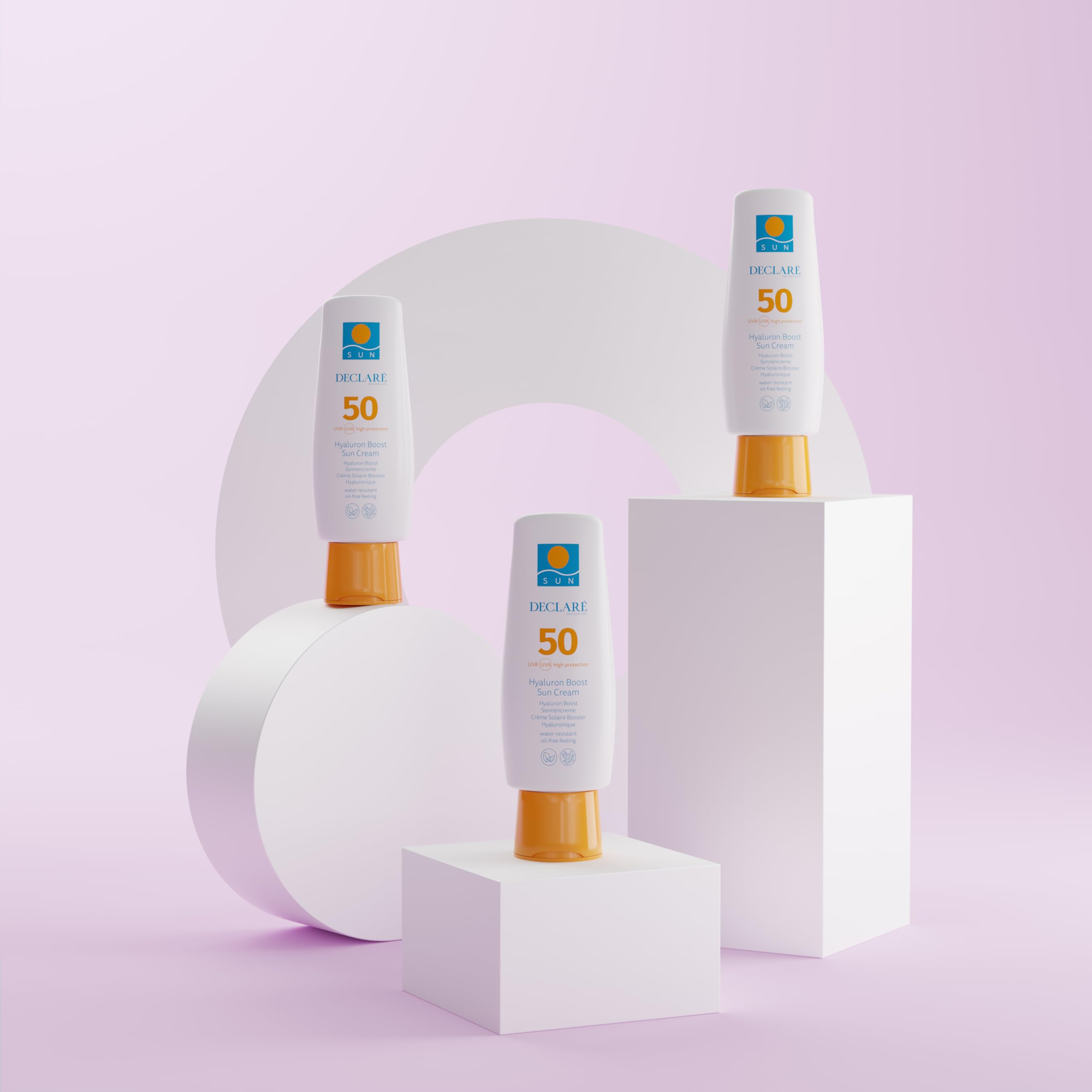 Declaré Hyaluron Boost Sun Cream SPF 50 50 ml – Sonnenpflege mit Lichtschutzfaktor – Mit Hyaluronsäure & Feuchtigkeitskomplex – Für ein geschmeidiges, gepflegtes Hautgefühl
