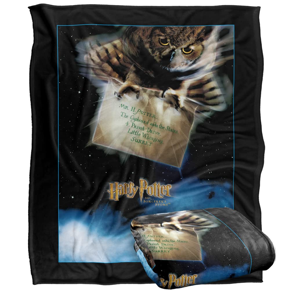 HARRY POTTER Silky Touch Super Soft Throw Blanket 152 x 127 cm