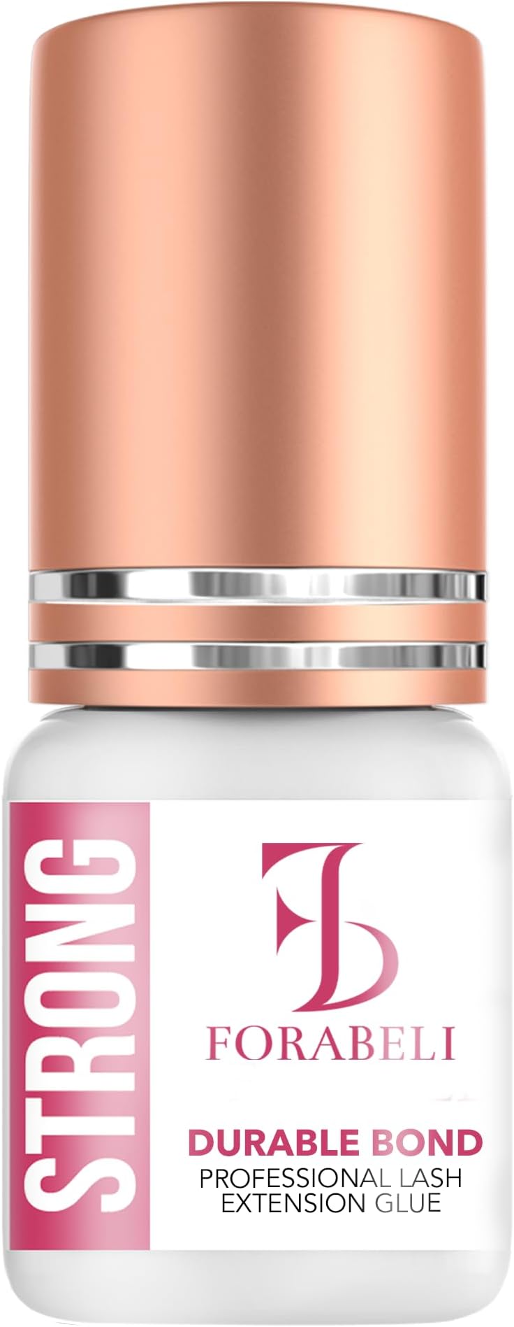 Strong Eyelash Extension Glue | Volume Lash Adhesive | 2-3 Second Drying Time | 6 Weeks Retention | for Volume & Classic Lashes | Black, 5ml