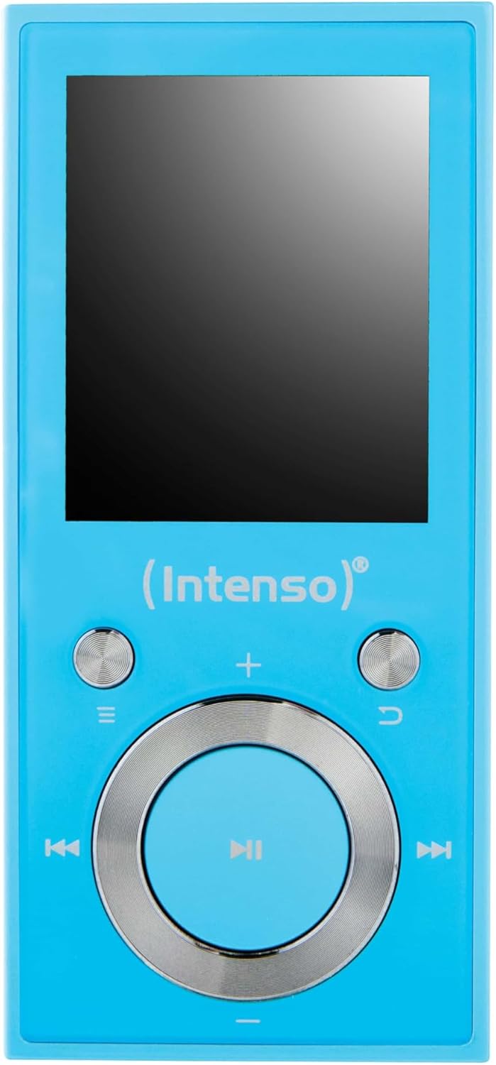 Close-up of Intenso Video Scooter BT MP3 Player controls