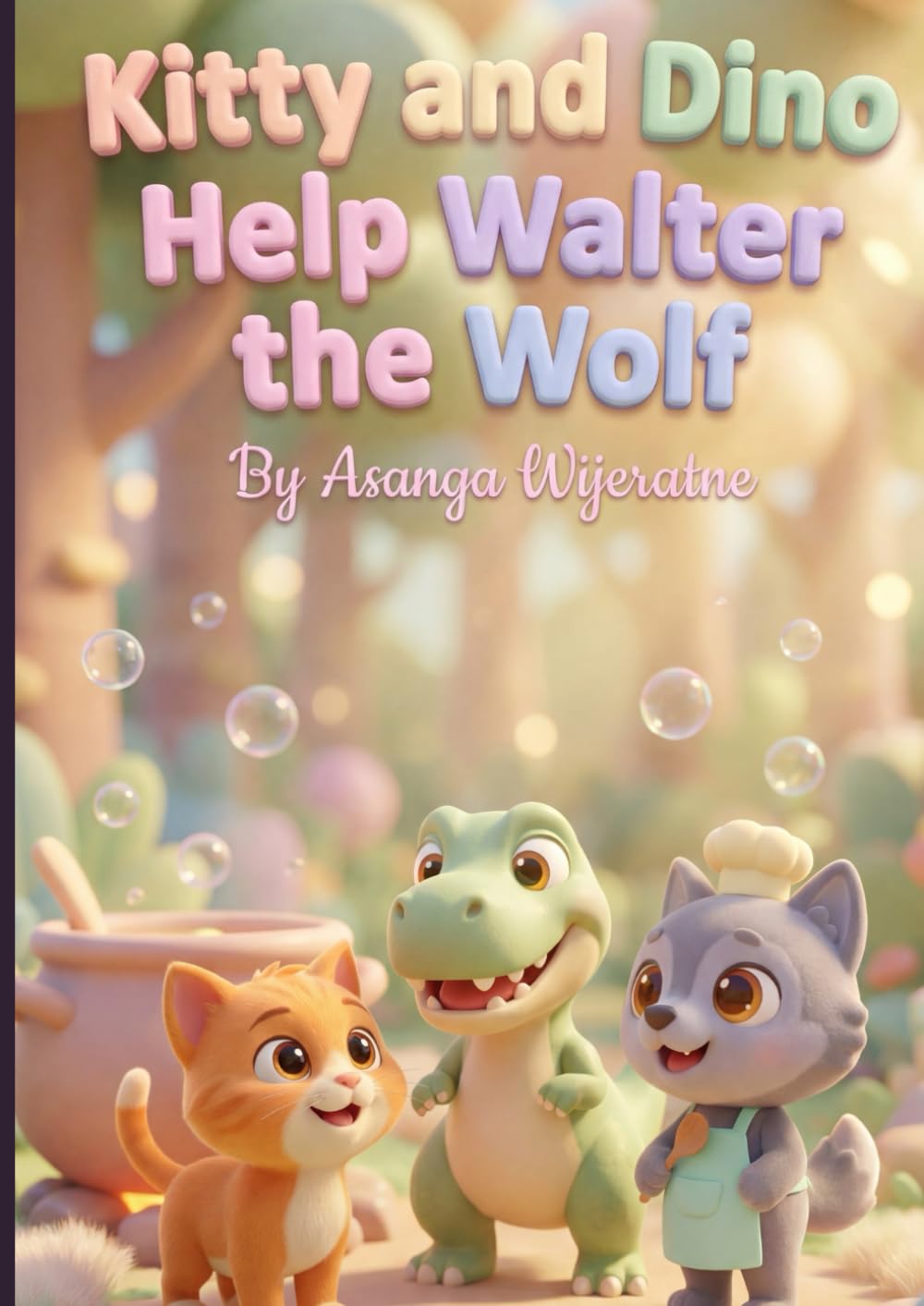 Kitty and Dino Help Walter the Wolf: A Magical Bedtime Story About Teamwork, Friendship, and Problem-Solving for Kids Ages 3-5 (Magical Tales of Kitty and Dino)