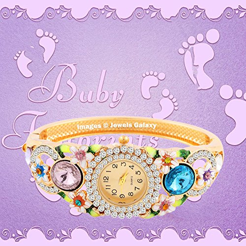AD Luxuria Floral Multicolor Charm Bracelet