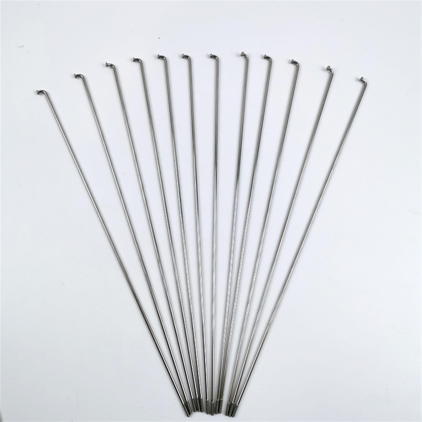 HpLive Rayons en acier 80-220 mm pour roues de vélo électrique, 36 pièces de 2,5 mm 12G 12 K argent rayons de fil résistants pour vélos électriques HpLive Rayons en acier 80-220 mm pour roues de vélo électrique, 36 pièces de 2,5 mm 12G 12 K argent rayons de fil résistants pour vélos électriques