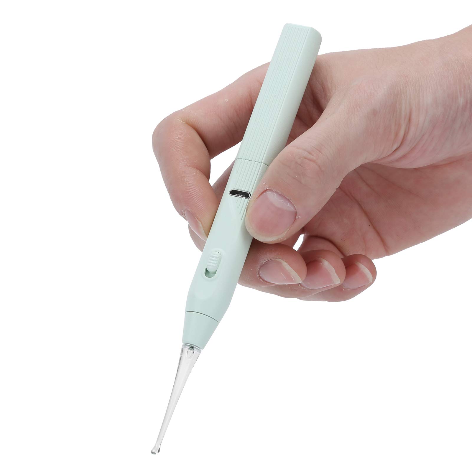 Ear Curette Earpick Kit con torcia elettrica, pinzette luminose a LED per eliminare il cerume per la rimozione del cerume per bambini, adulti e anziani con scatola di immagazzinaggio