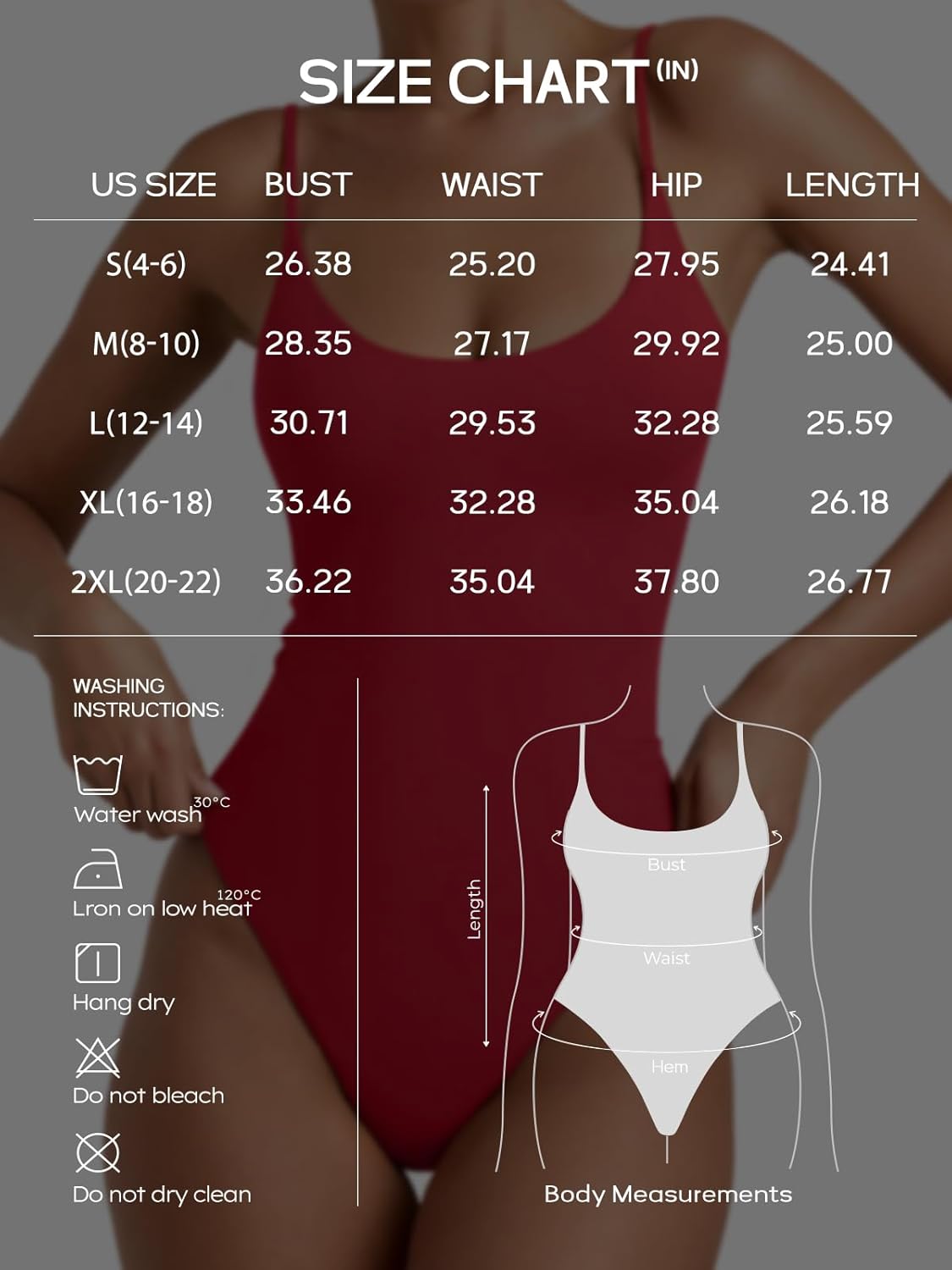 PINKMSTYLE Women Sexy Scoop Neck Double Lined Bodysuit Backless Cami Top Adjustable Spaghetti Strap Body suit Tank Tops - Image 7