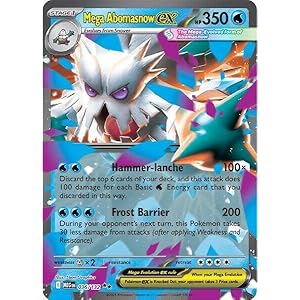 Pokemon – Mega Abomasnow ex – 036/132 – ME01: Mega Evolution (MEG) – Double Rare – Single Card