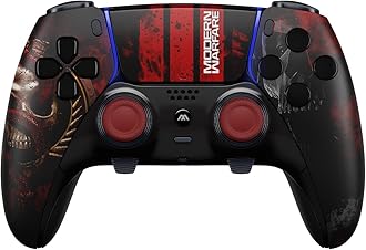 MODDEDZONE Edge Custom Controller for PS5 - Durable, Made in USA - Unique Design Custom Controllers for PS5 Dualsence Edge (Warfare 3)