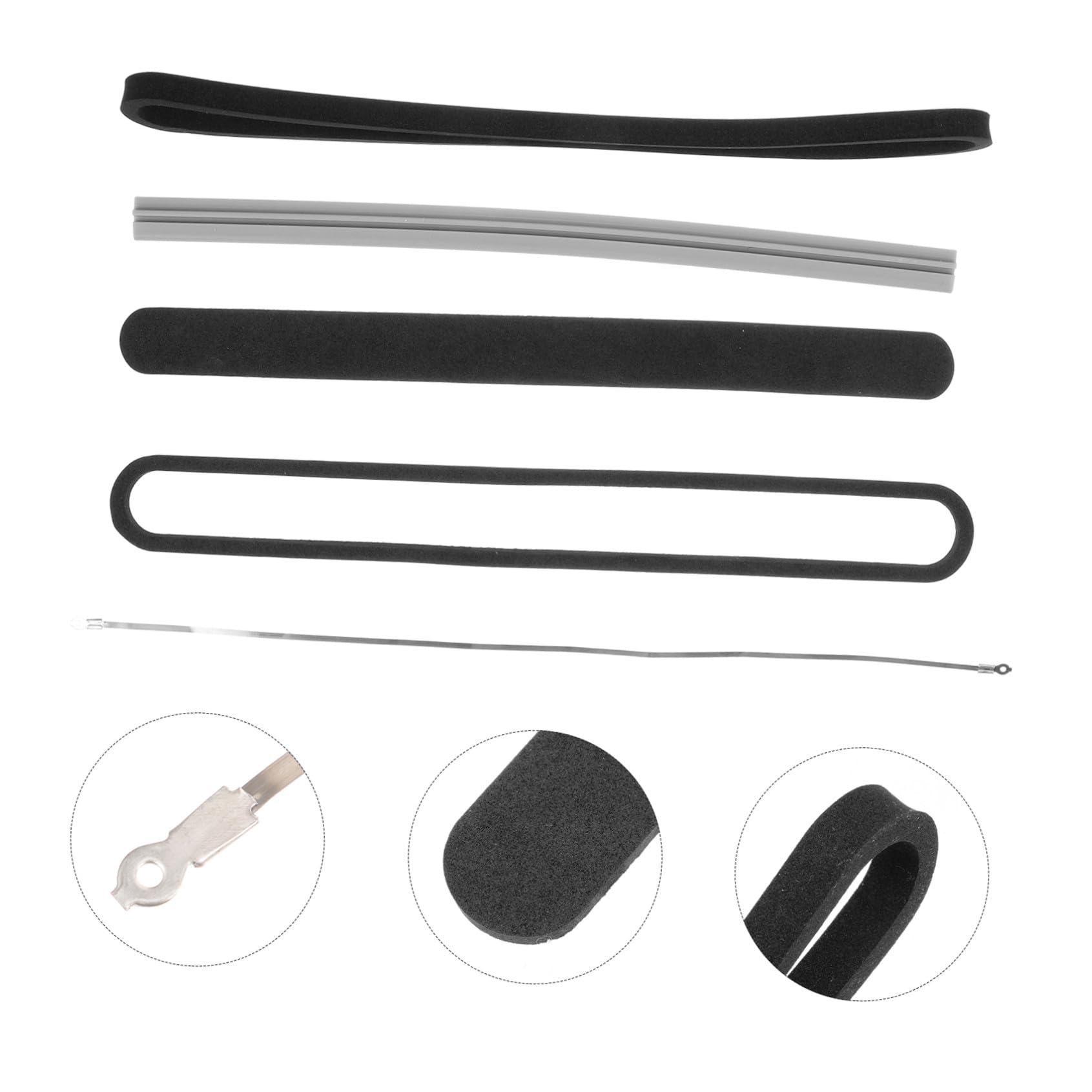 Juego de Piezas para Sellador al Vacío, Tira de Silicona y Espuma para Sellado Térmico, Elemento Calefactor Resistente a Alta Temperatura, Recambio para Máquina de Envasado