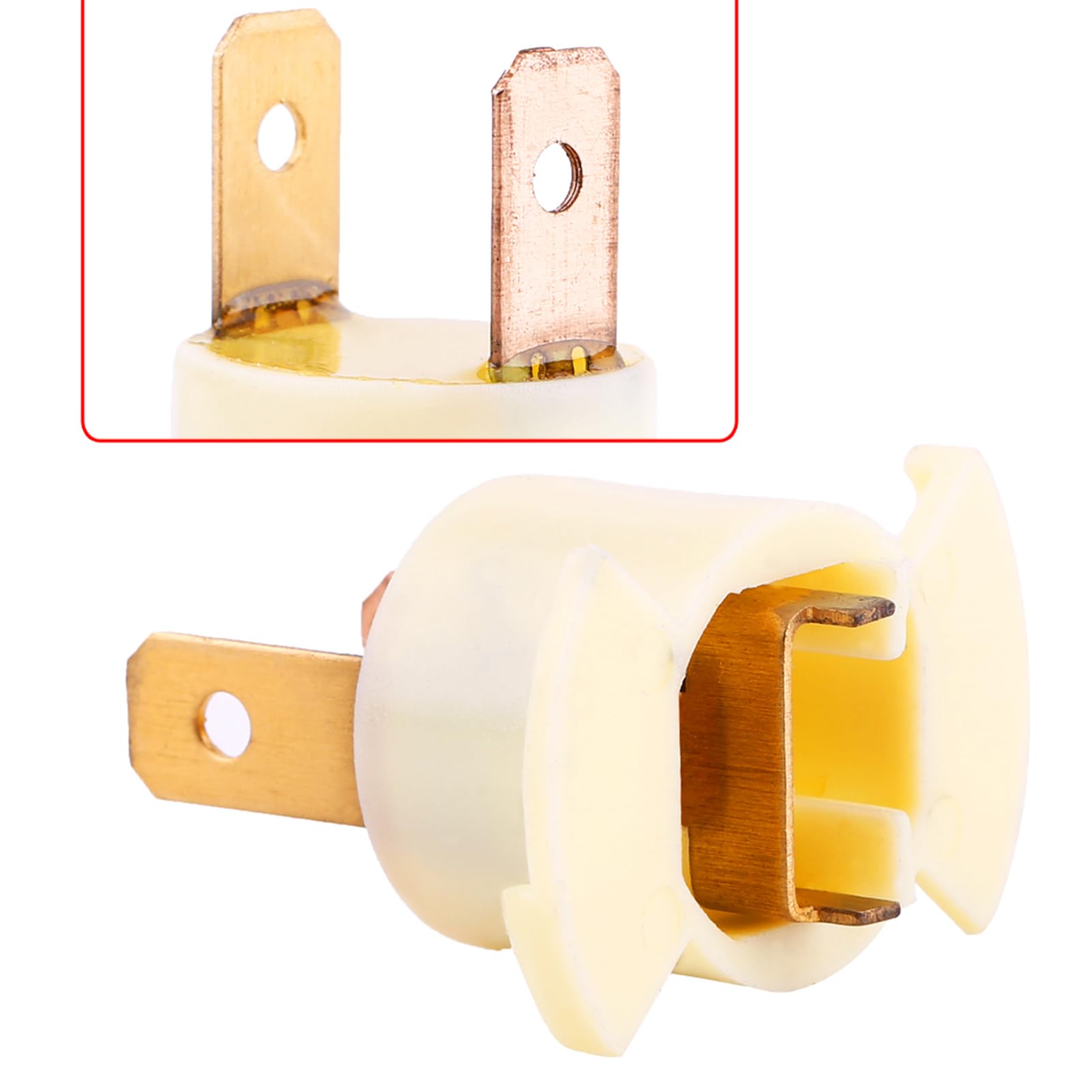 Support Douille Phare Qiilu - Paire De Supports Ampoule B28V510A3 - Compatible Plusieurs Modèles