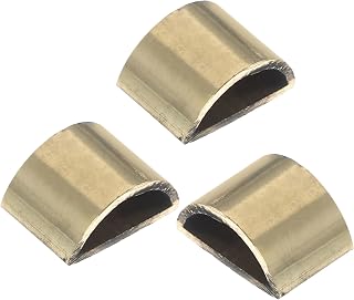 3pcs Golden Copper Violin Bow End Screw Ring Parts