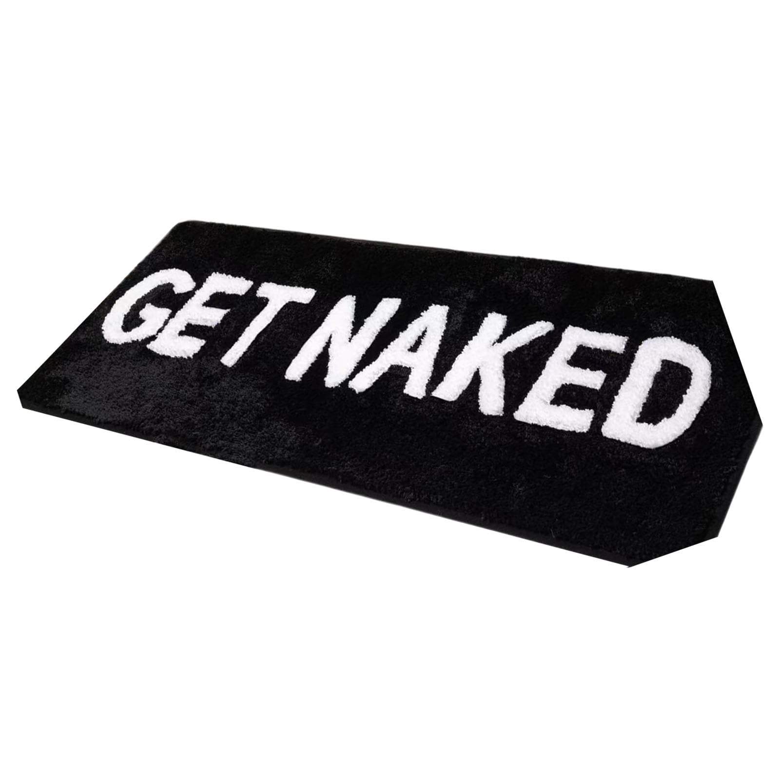 Jazuaiao Letter Bathroom Mat Soft Absorbent NonSlip Rug for Bedroom or Floor Furry NonSlip Washable Mat Washable Bathroom