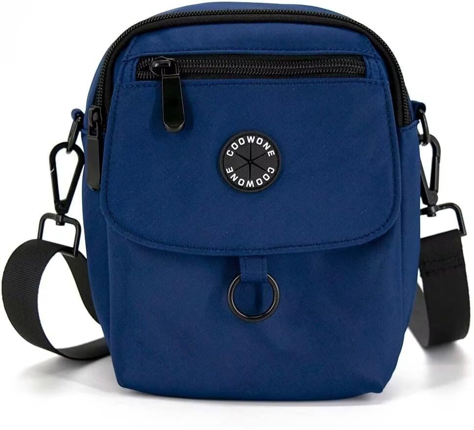 COOWONE Waterproof Dog Walking Bag Crossbody Bags Dog Treat Pouch for Pet Training Puppy Treat Tote Treat Bag Dog Mom Purse