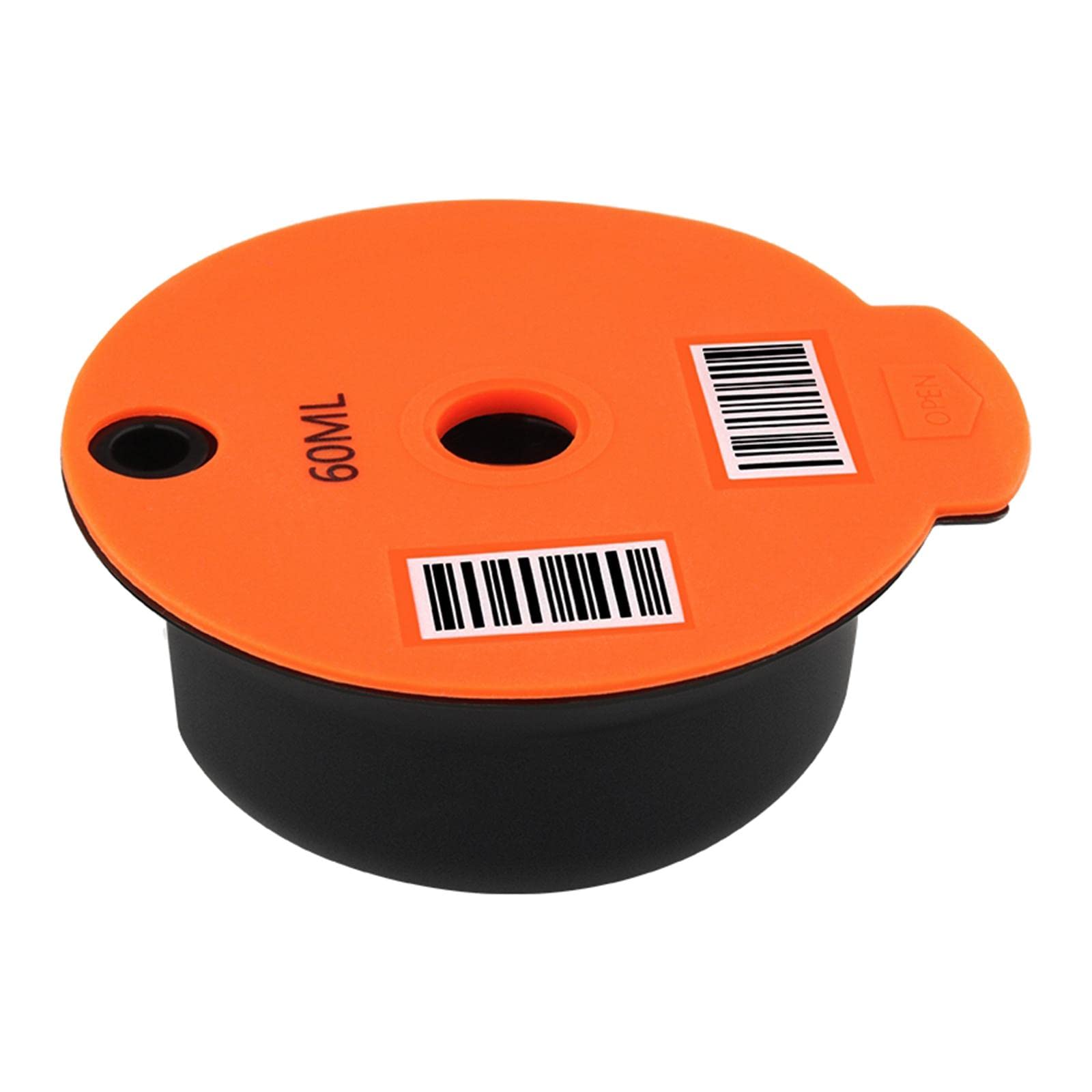 Café de Plástico Reutilizable para Rejilla de Acero Inoxidable, 60ml, 68x74x30mm