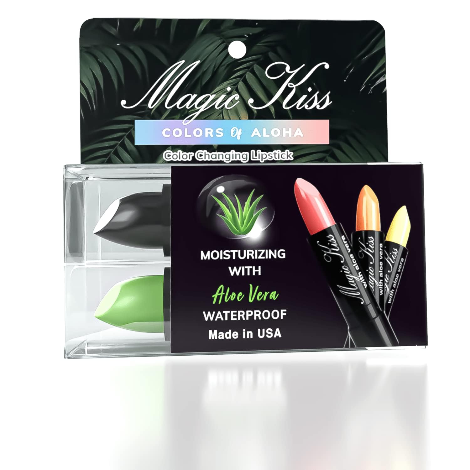 Magic Kiss Color Changing Matte Lipstick set, Long Lasting Nutritious Lips Moisturizer Magic Temperature Color Change Lip Balm with Aloe Vera PH