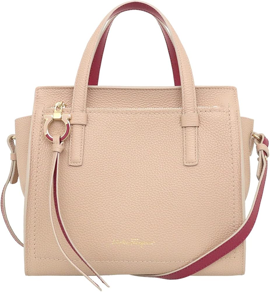 極美品!! フェラガモ エイミー トートバッグ ガンチーニ 金具 サルバトーレ・フェラガモ トートバッグ エイミー ガンチーニ