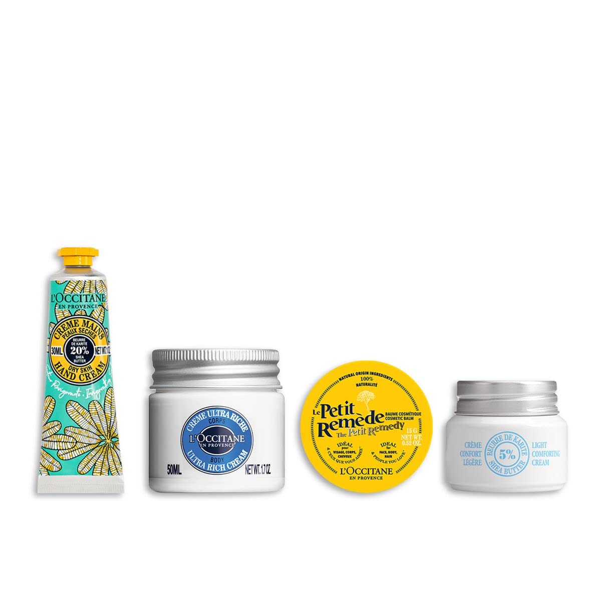 L'OCCITANE Comforting & Nourishing Shea Butter Discovery Kit enriched with Shea Butter, 3.48 fl. oz.