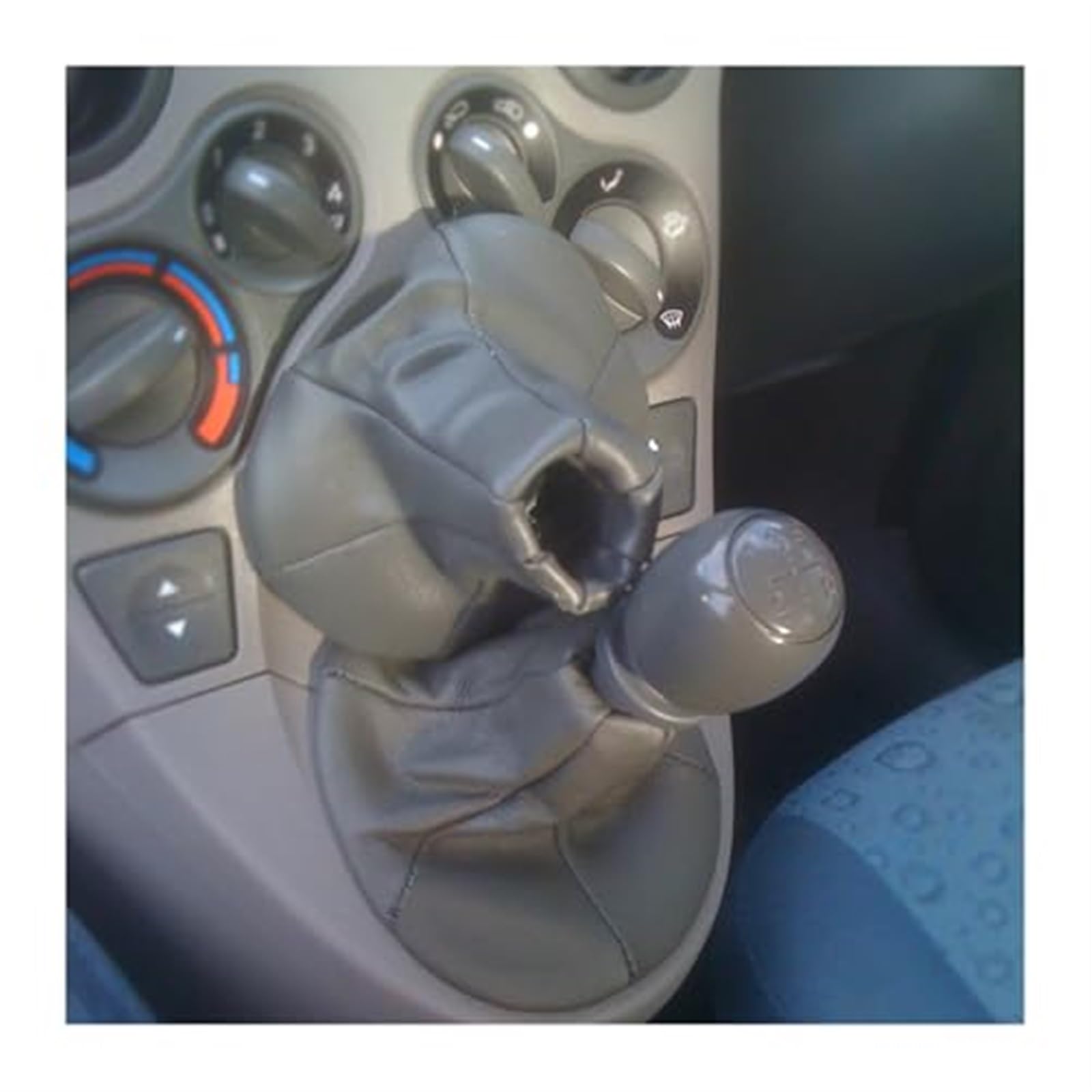 5-biegowa gałka zmiany biegów do samochodu osłona przeciwpyłowa, dla Fiat, 500 500c 2007-2013 dla Panda 2003-2012 dźwignia pióra Stick Gaitor Boot Gałka dźwigni zmiany biegów(BLACK Gear knob g