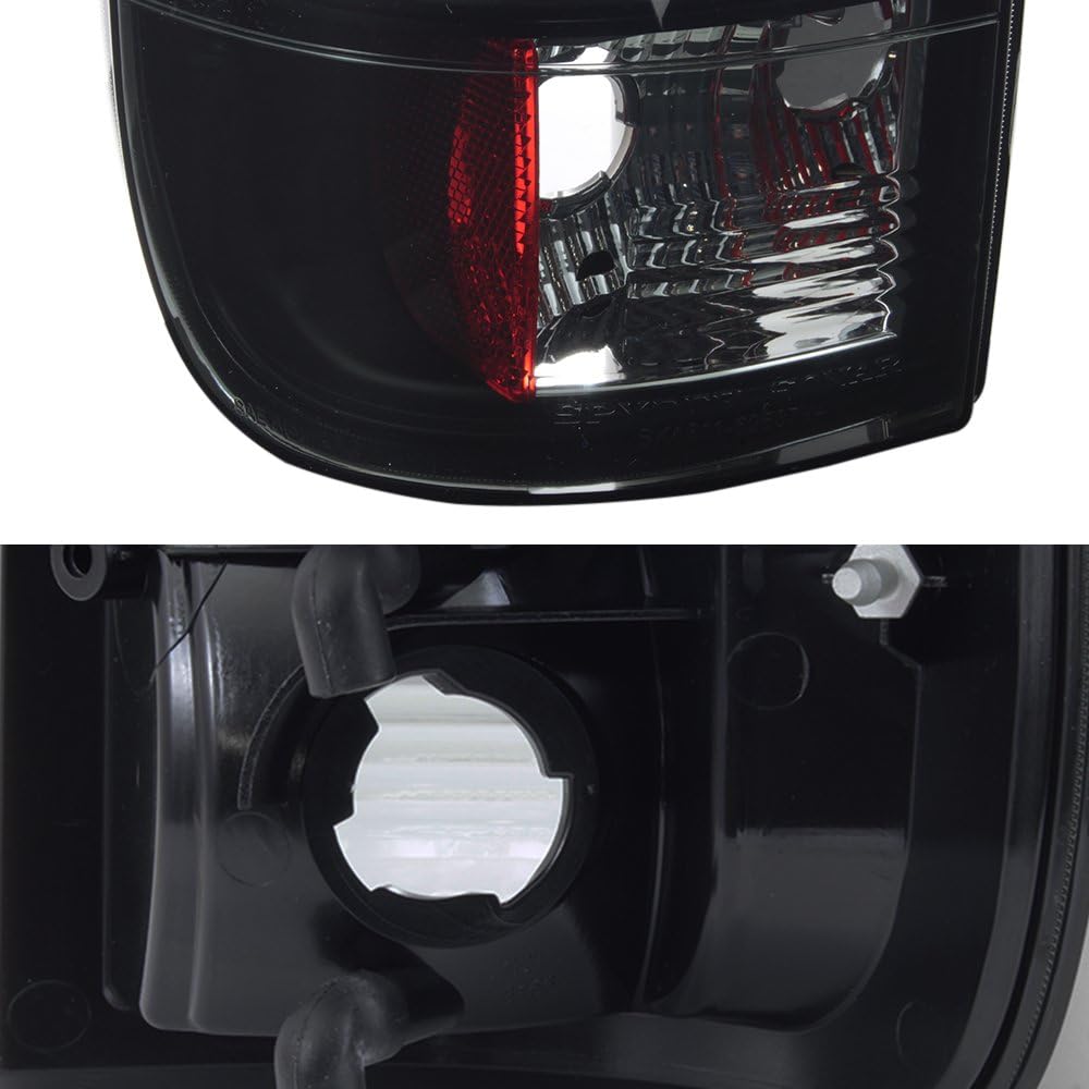 AKKON - [LED Tube For Black Smoked 1997-2003 F150 | 1999-2007 F250 F350 F450 F550 SuperDuty Tail Lights Brake Lamps Pair