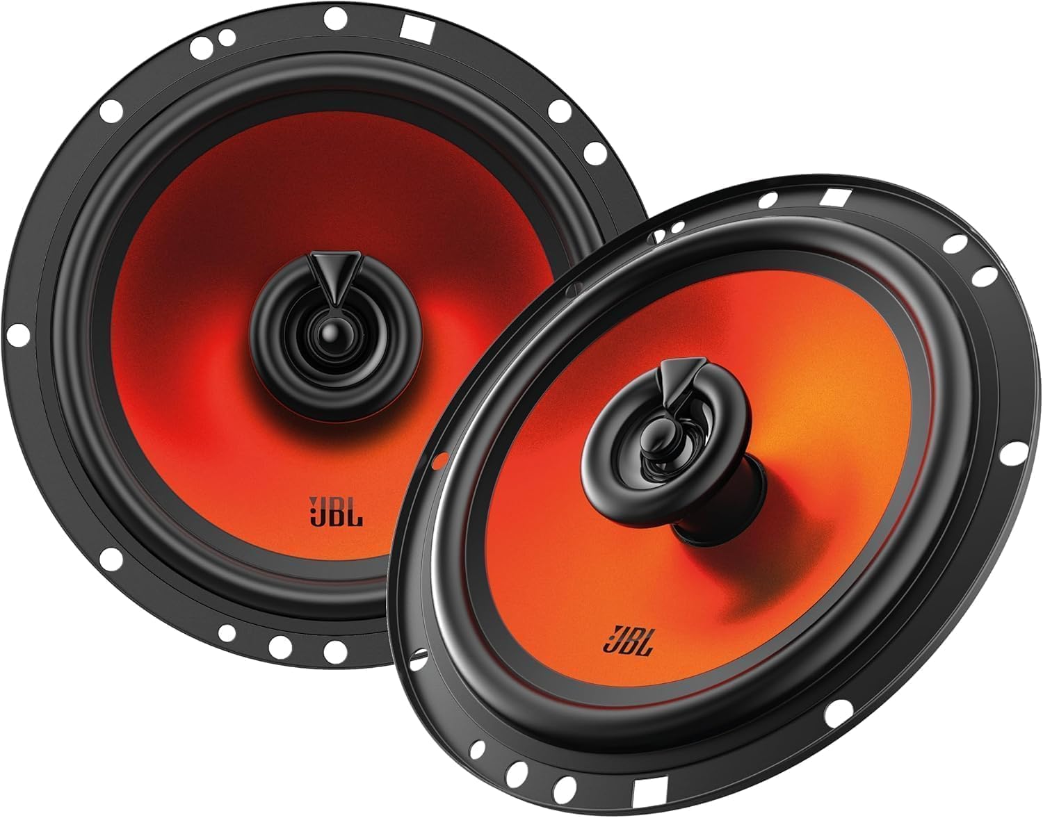 JBL Stage1 GEN2 62F – 6,5 cala (165 mm) 2-drożne koncentryczne głośniki samochodowe, 50 W RMS, szczyt 220 W, wysoka czułość, zamiennik audio OEM, bez kratki, łatwa instalacja, zestaw 2 szt | Para głośników koncentrycznych - stożek Plus One, głośnik wysoko