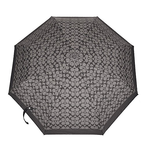 [コーチ] COACH 小物 (折りたたみ傘) F63364 ブラックグレー×ブラック シグネチャー レディース [アウトレット品] [並行輸入品]