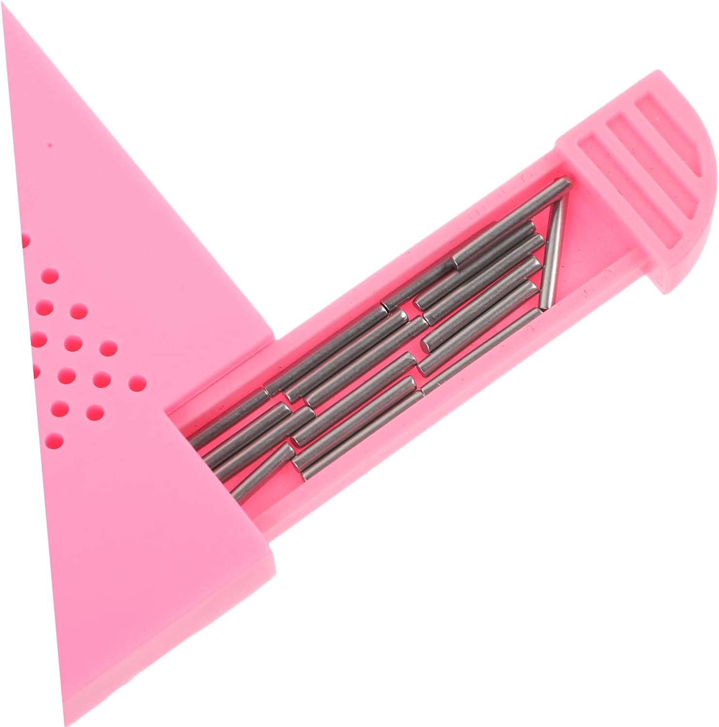 SEWOART Quilling Board with Storage Durable Paper Craft Winder for Projects Easy to Use Crafting Tool for Card Making Scrapbooking and Decorative Ornaments Pink
