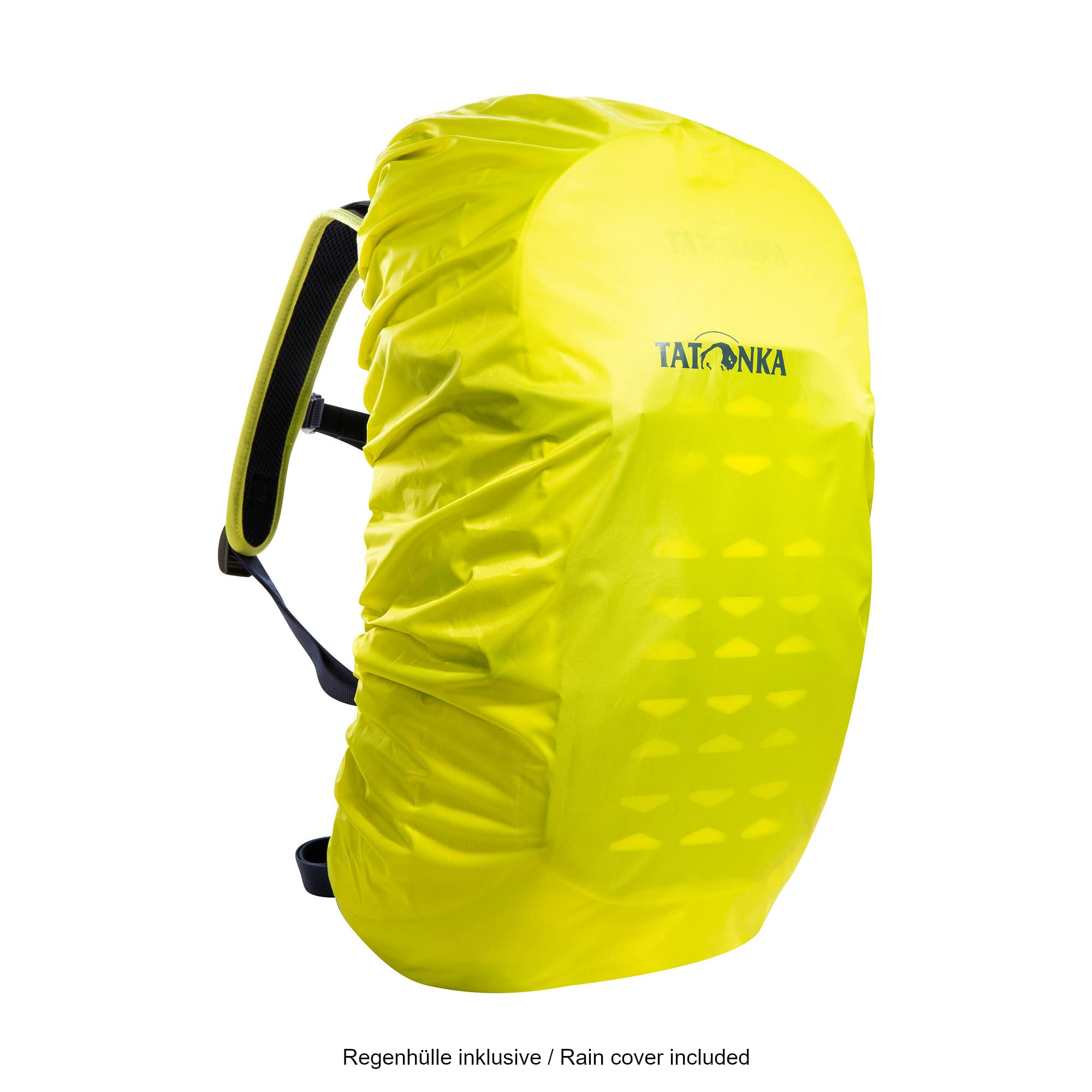 Tatonka Fahrradrucksack Bike Backpack MTB 14l - Kleiner und leichter Rucksack mit Rückenbelüftung, Regenschutz und Helmfach - 14 Liter Volumen