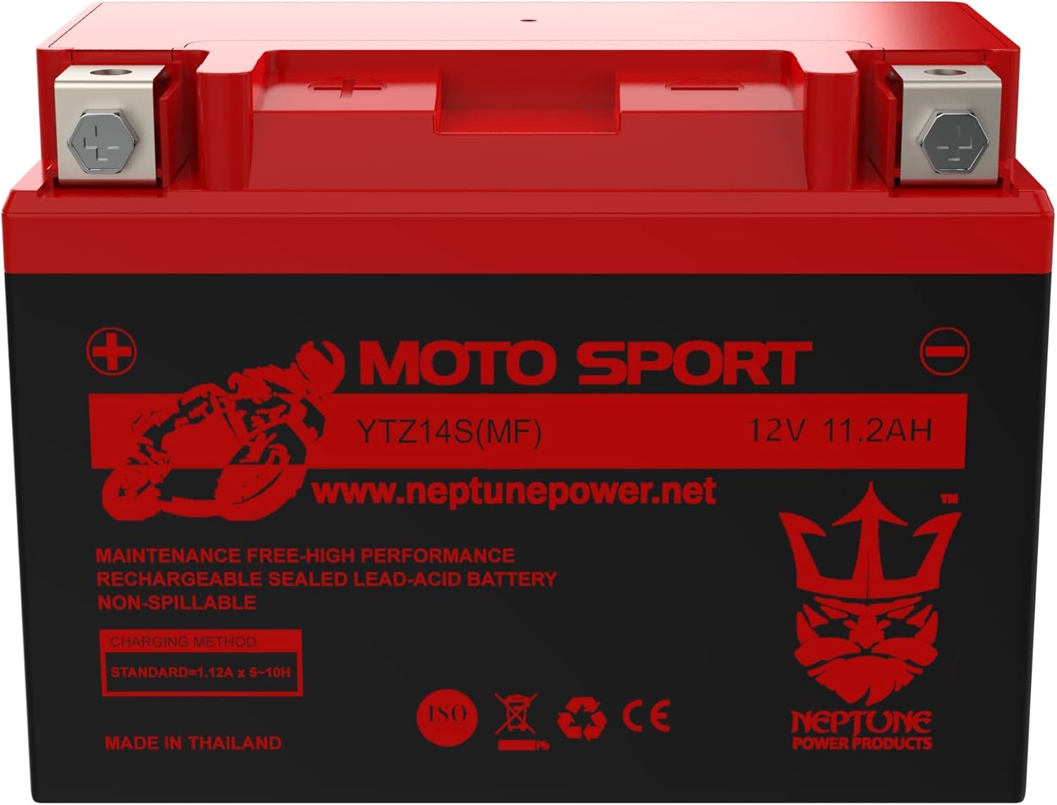 Neptune Battery for Honda 750 VT750DC A B Shadow Spirit 2001-2007 YTZ14S Sealed Maintenance Free Battery High Performance 12V SMF OEM Replacement Powersport Motorcycle ATV Scooter Snowmobile