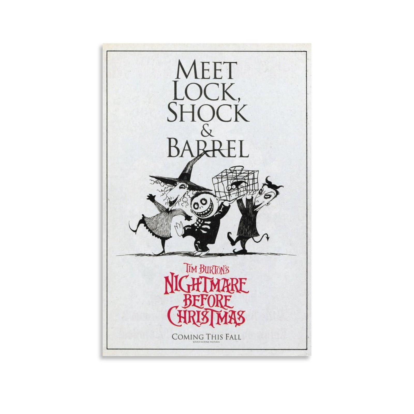 Amazon.co.jp: ナイトメアー・ビフォア・クリスマス 映画ポスター