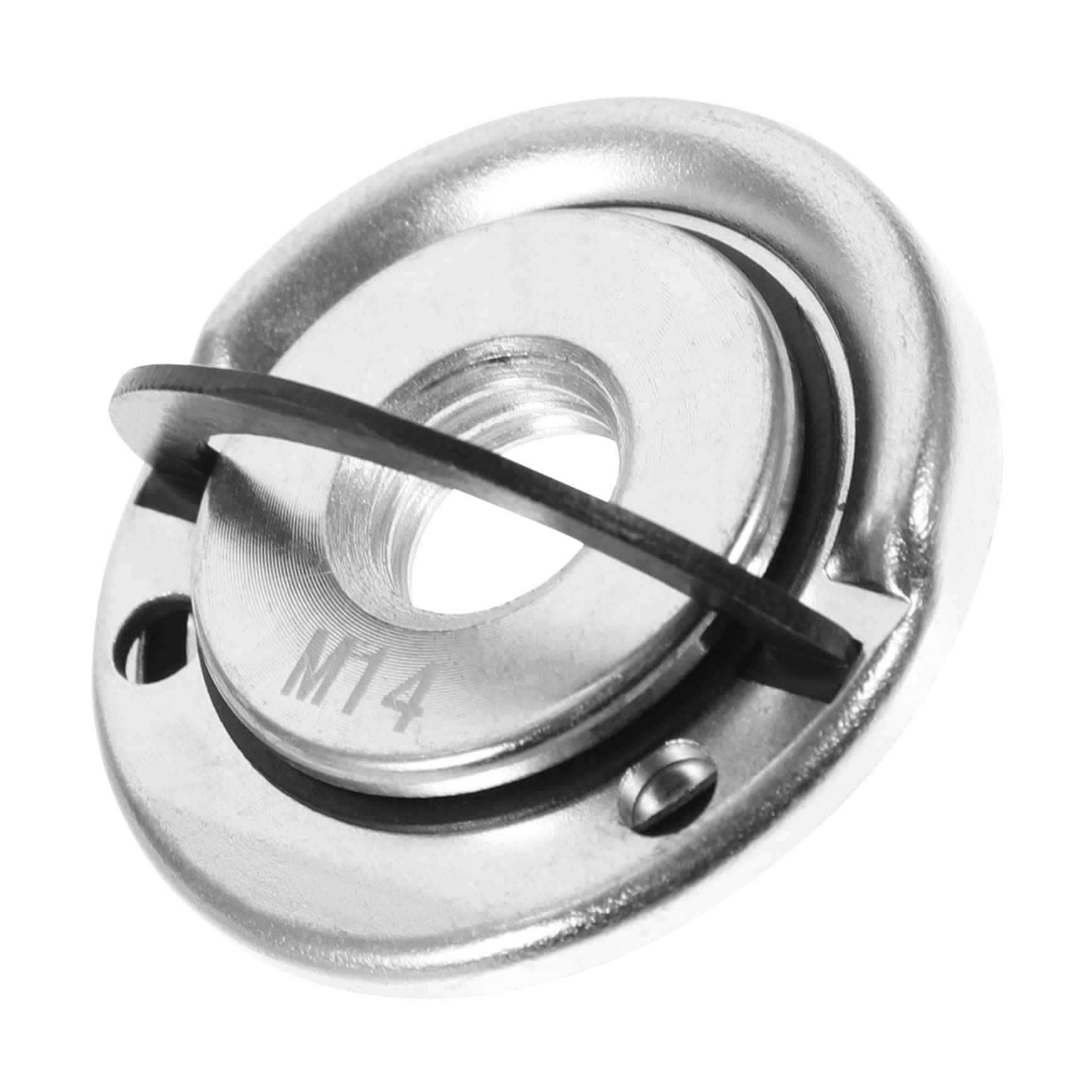 OSALADI 14mm Angle Grinder Pressure Plate Lock Nuts Steel Platen Compatible Easy Install